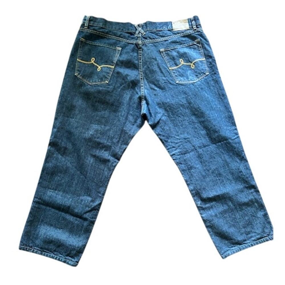 LRG 147% The Original Fit Baggy Jeans Size 42x28 Dark Wash Denim - Picture 6 of 12